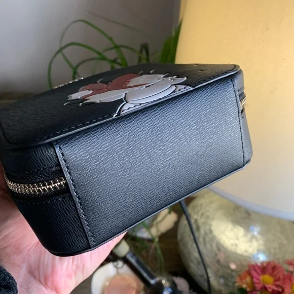 Authentic KATE SPADE leather Minnie Mouse Disney X zip around Crosby/Satchel - Picture 2 of 16